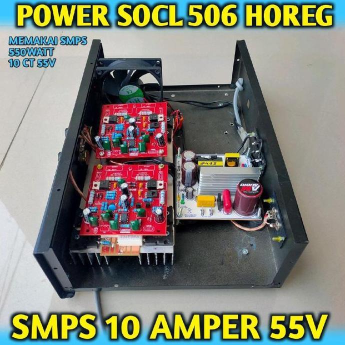 KOQOZIE POWER RAKITAN STEREO 10A CT 55 SMPS SIAP HOREG Amplifier
