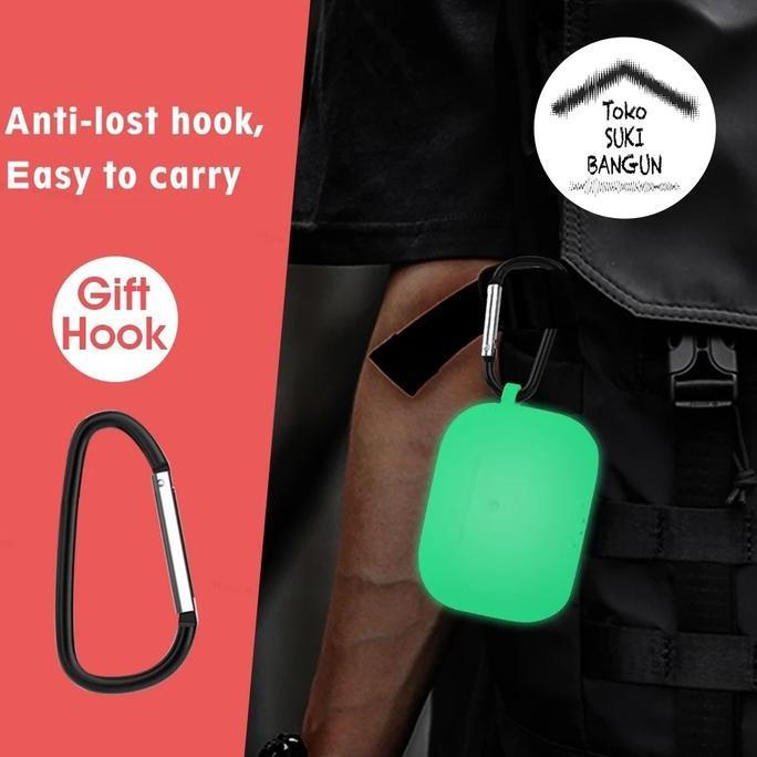 Ready Case untuk Airpods Pro GLOW IN THE DARK Silicone Rubber Casing Cover Pouch Protector