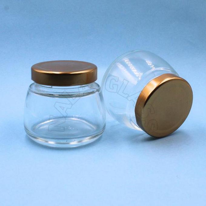 JKGC150 botol jar toples kaca pendek 150ml / jar puding/susu/youghurt