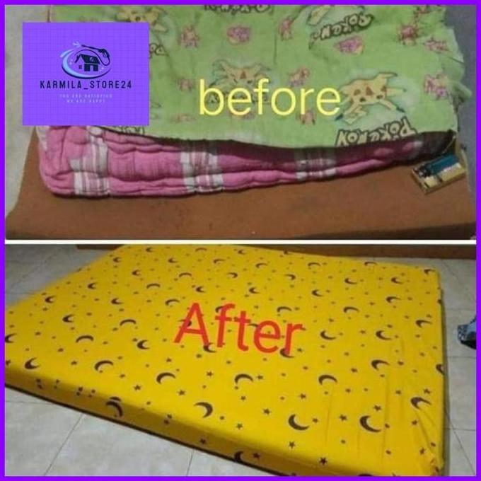 Sarung kasur busa resleting 120x200x15