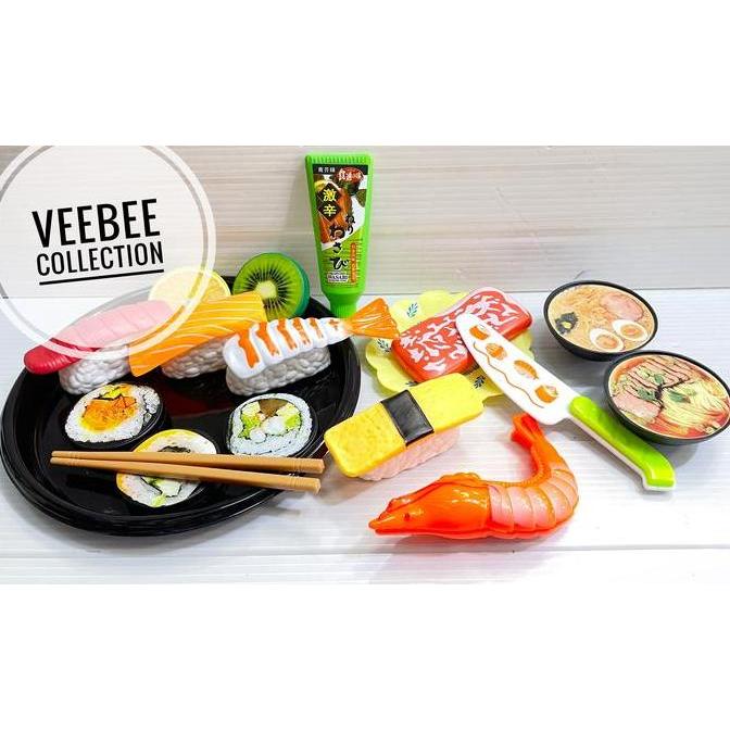Mainan Sushi anak set/ mainan masak masakan sushi / mainan masakan