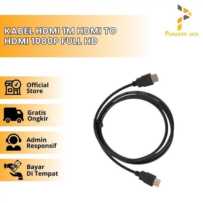 ZCXVC KABEL HDMI TO HDMI 1 METER / KABEL HDMI 1 METER / KABEL HDMI HITAM