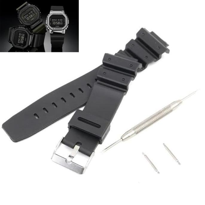 Ready Tali Jam Casio Gshock DW5600 GLX5600 Rubber Strap Jam Tangan DW 5600