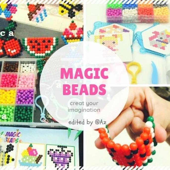 Mainan Edukasi Anak Abaca Magic Beads