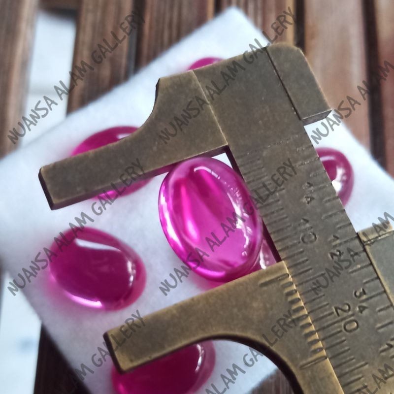 Batu Red Ruby Merah Delima Deluxe Signature Size Bahan Batu Merah Siam Rose Bangkok 9 Mohz Exclusive