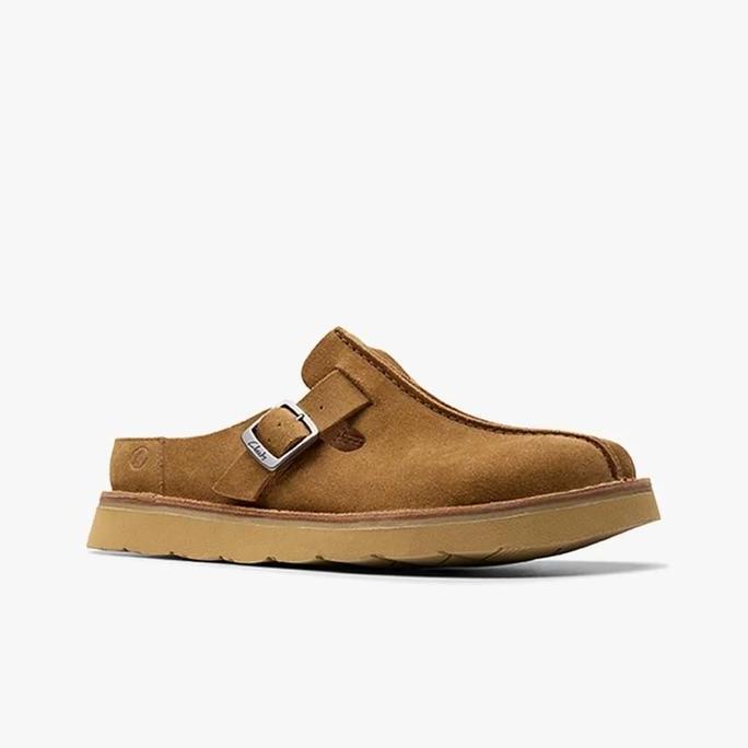 Ready CLARKS Solsbury Mule Original Slip On Pria Suede Leather