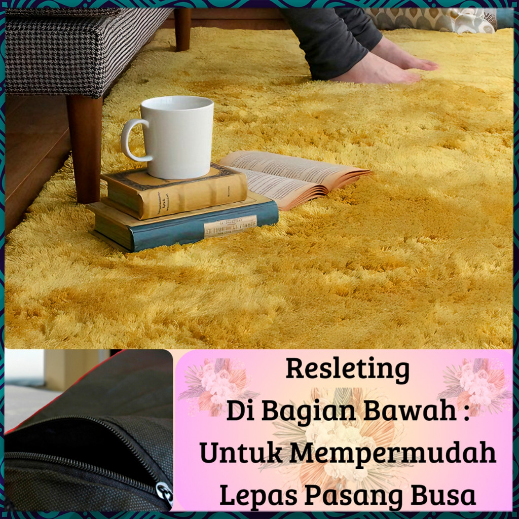 Karpet Bulu Rasfur Ukuran 180X80X3.5Cm