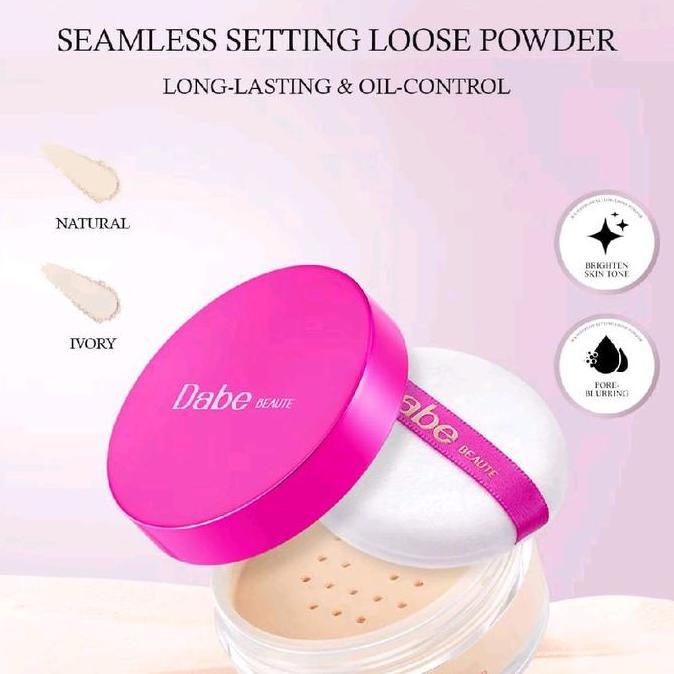 BEST PRICE - WATERPROOF SETTING LOOSE POWDER - BEDAK TABUR DABE BEAUTE Facial Berjerawat Ceramide Gl