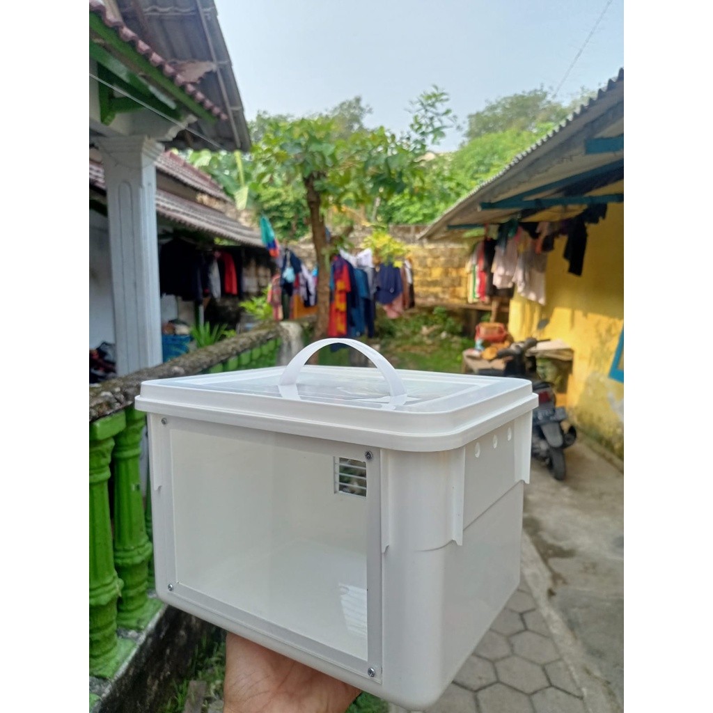 Kandang Reptil, Hamster, Gecko, Landak Travel Box