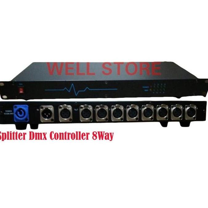8 Ch Dmx Splitter Dmx512 Light Controller Dimmer