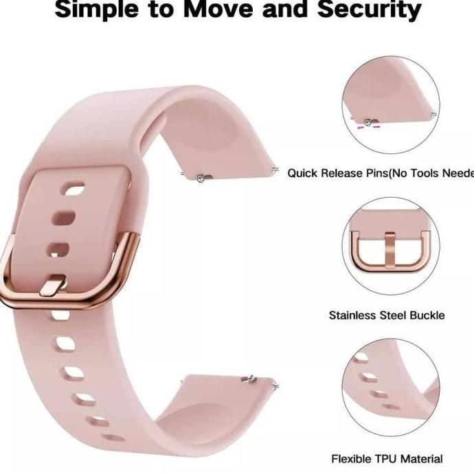 Amzfit Bip-Amazfit Bip Lite-Amazfit Bip S-Strap Slicon-Tali jam tangan