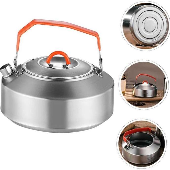 WASTU Teko Camping Outdoor Teapot Kettle Stainless Steel
