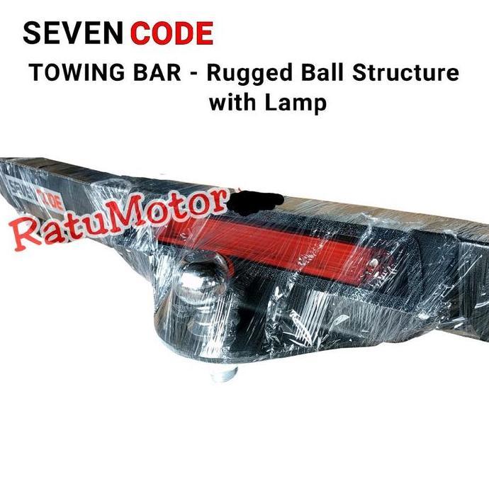 Sevencode Towing Bar 8Mm + Lamp Suzuki Xl7 2020 / Xl-7 Rear Bumper Guard