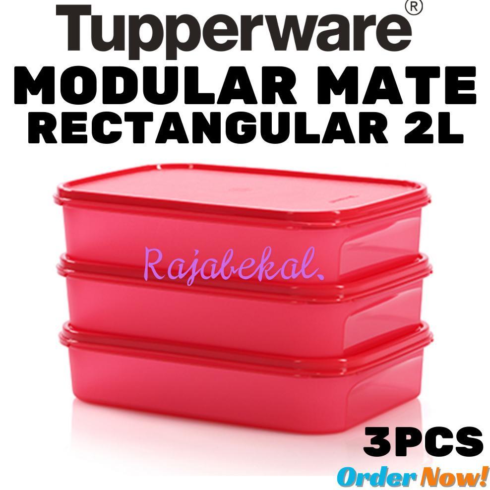 [BIG SALE] PROMO Tupperware  Modular Mate Rectangular MM rectangular 2L Modular Mates