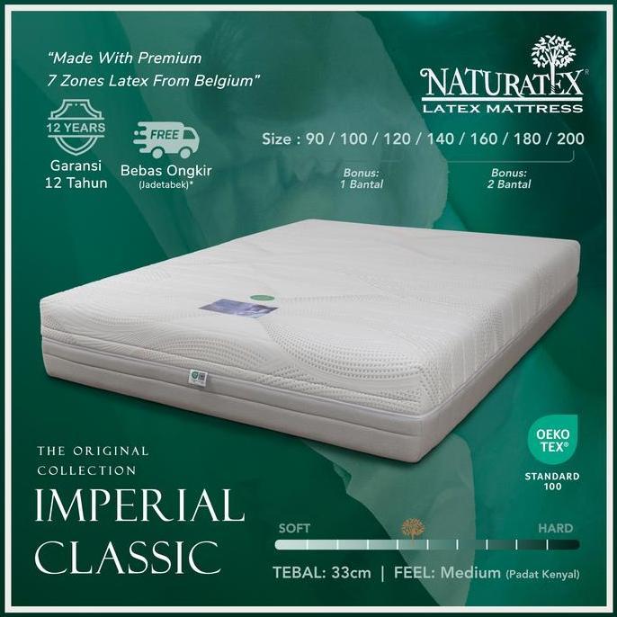 Kasur Latex Naturatex Imperial Classic Tebal 33cm