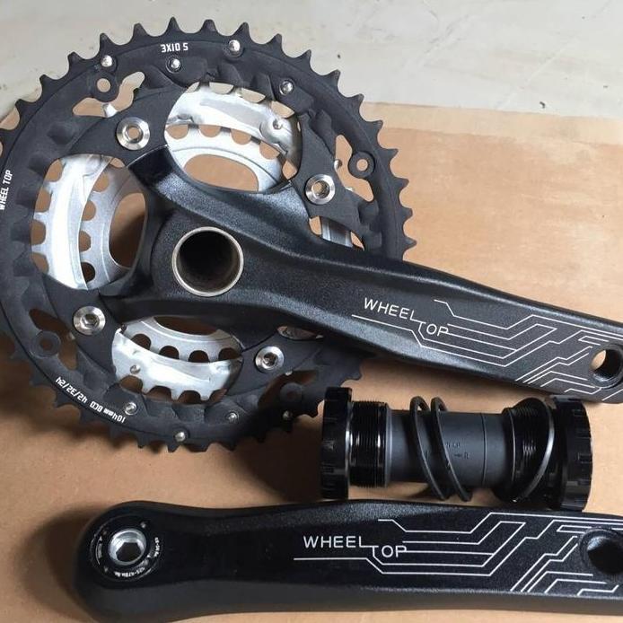 crankset Hollowtech MTB wheel top Taiwan 24 32 42T arm 170mm 3x10speed