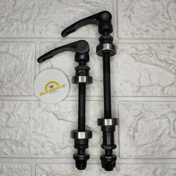 As QR Quick Release Bearing Untuk Hub Sepeda MTB Sepasang Depan Belakang