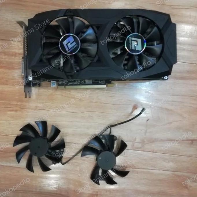 Fan Vga 85mm 4pin Dudukan T powercolor Rx 580 570 480 470 gtx 1060 dll