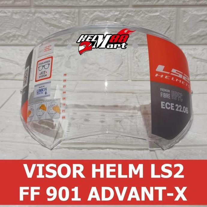 Visor LS2 FF901 ADVANTX Modular - Kaca Helm LS2 Advant X Visor Helm LS2 FF 901