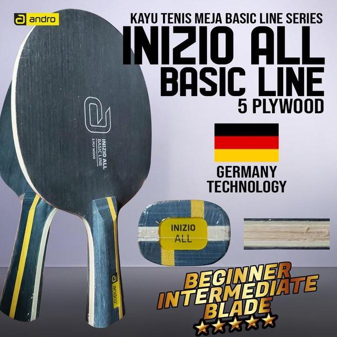 Kayu Bat Tenis Meja Andro Inizio All FL