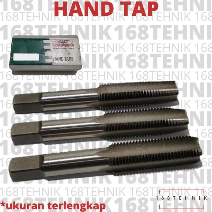 HANDTAP M6X1.25 SET ISI 3 - HAND TAP M6X1.25 - HAND TAP M6