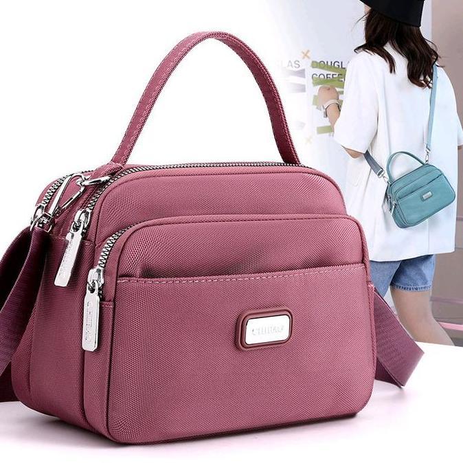 Tas selempang wanita chibao ory import terbaru bahan Kanvas