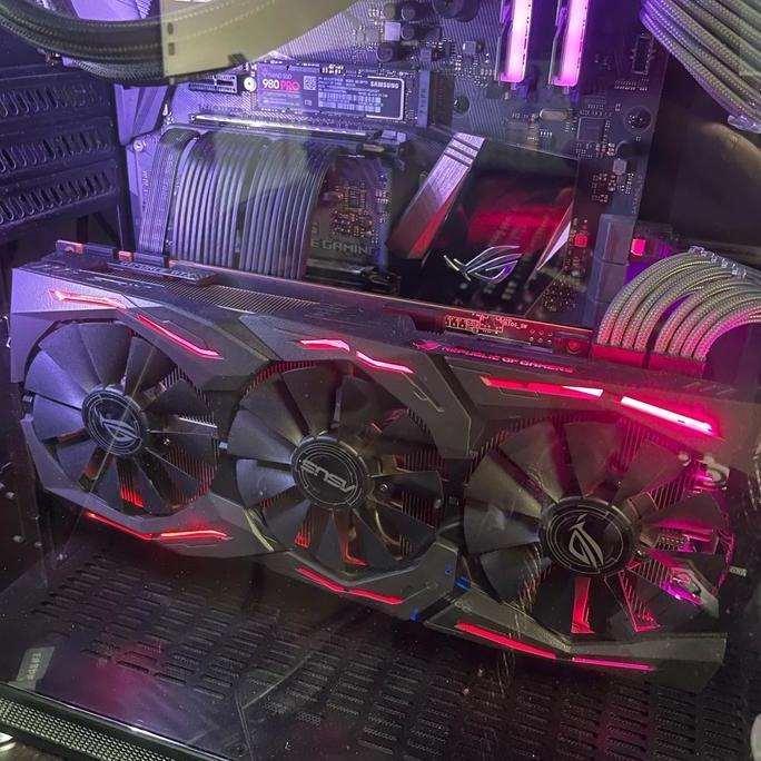 Kabel Pmma Led ASUS Rog Strix gtx 1060 1070 1080 ti rx 580 8gb