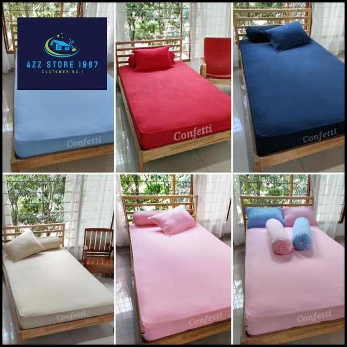 sprei kaos confetti (sprei saja)