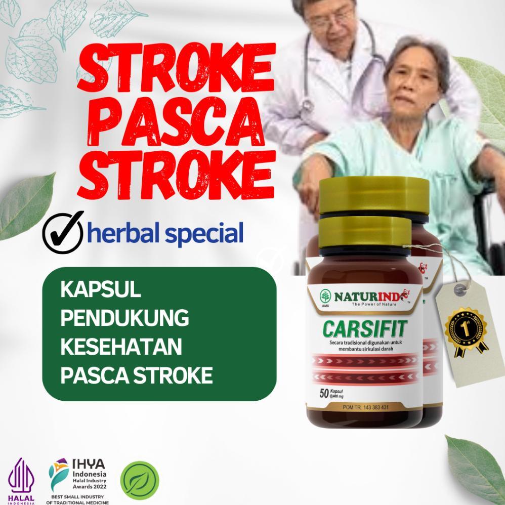 (Terbaru) CARSIFIT NATURINDO HERBAL STROKE PASCA STROKE (Terlaris)