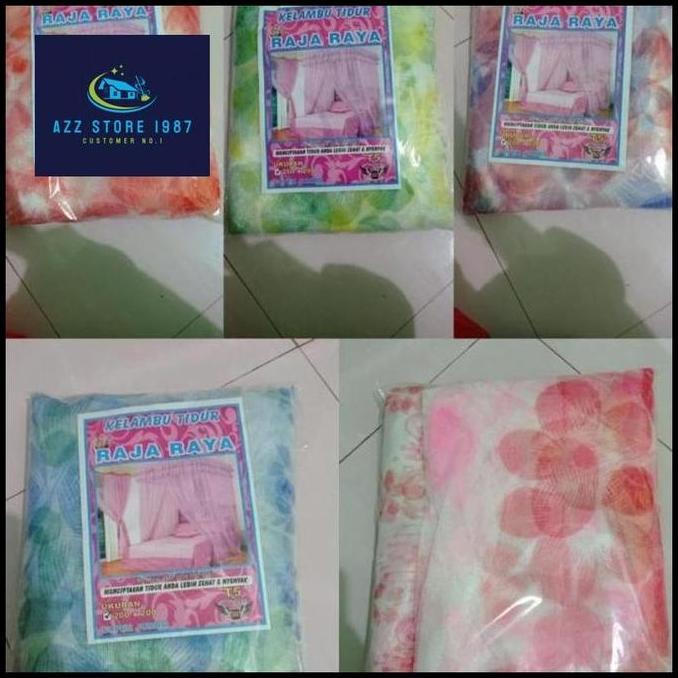 Kelambu Nyamuk Gantung Dewasa Jumbo Klambu Tidur Motif Bunga Terbaru