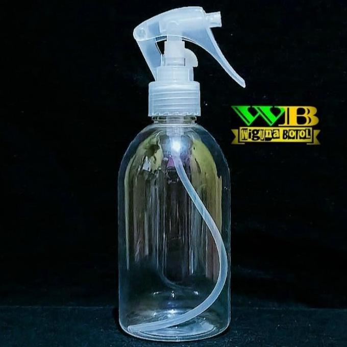 Botol Spray 250 ML Oval / Botol 250ml Oval Tutup Spray trigger varian