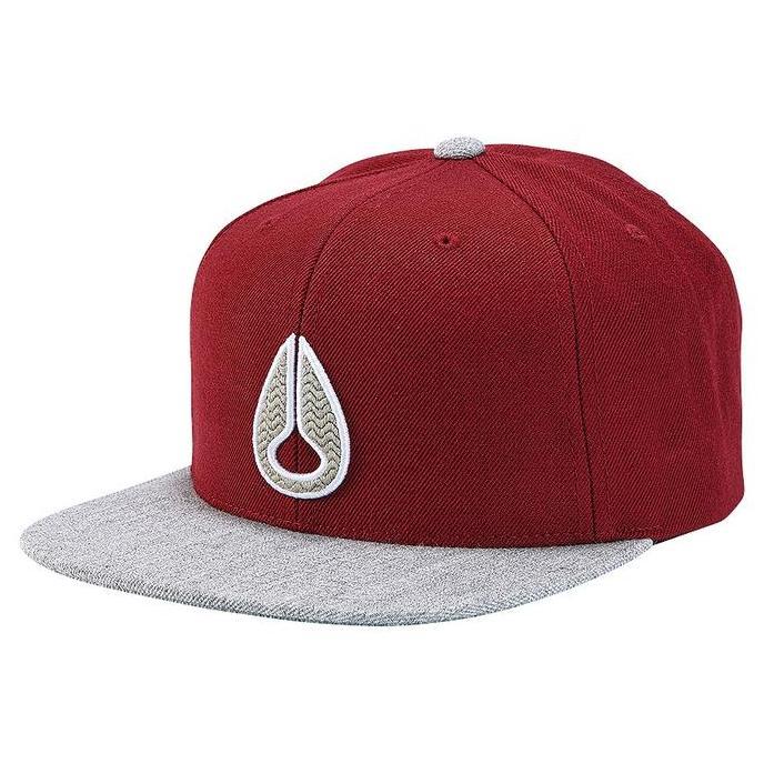 NIXON HAT-ICON STARTER HAT BURGUNDY-C2162234