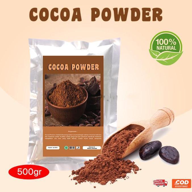 COCOA POWDER PREMIUM/ BUBUK COKLAT MURNI / BT COCOA 1000 / COCOA POWDER 500G