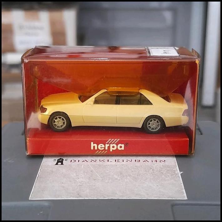 GRATIS ONGKIR HERPA SKALA 1:87 - HERPA MERCEDES BENZ 600SEL PUTIH (HH15) 