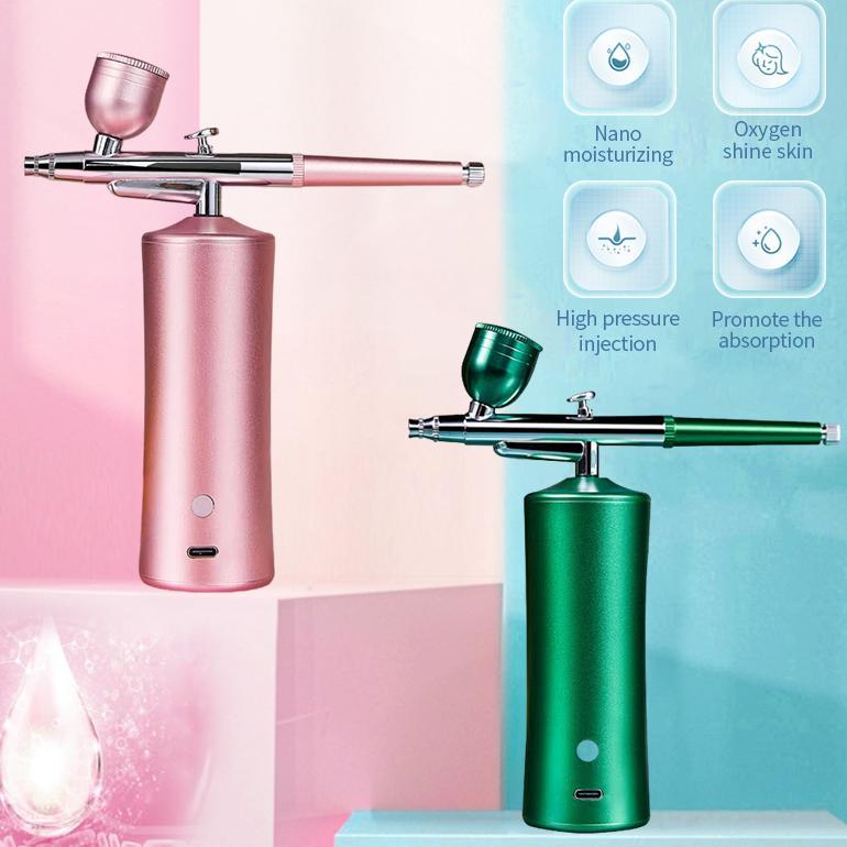 NEW Portable Compressor Airbrush wajah injeksi oksigen USB Nano Mist Sprayer Oxy Instrumen kecantika