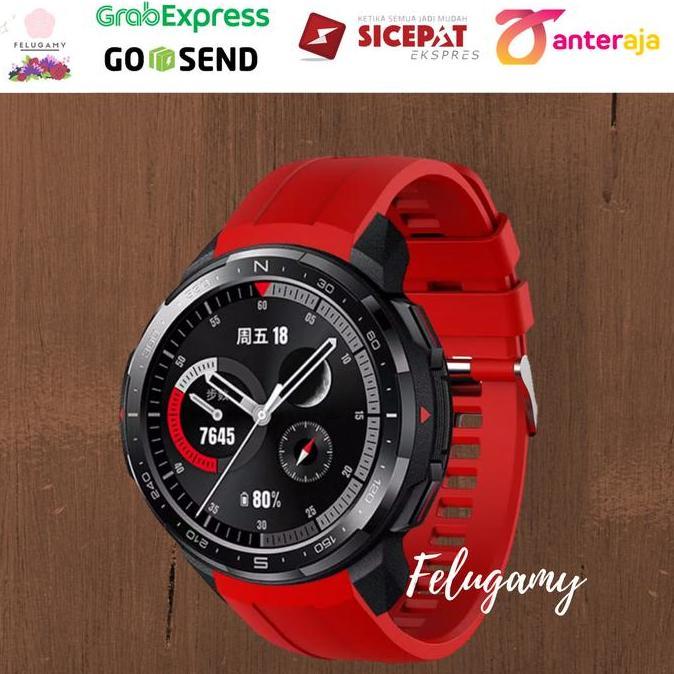 Strap Silikon Smartwatch Huawei Honor GS PRO Tali Jam murah