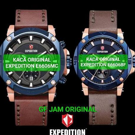 Ready KACA JAM TANGAN EXPEDITION E6606 MC E 6606 MC E6606 BF ORIGINAL 100%
