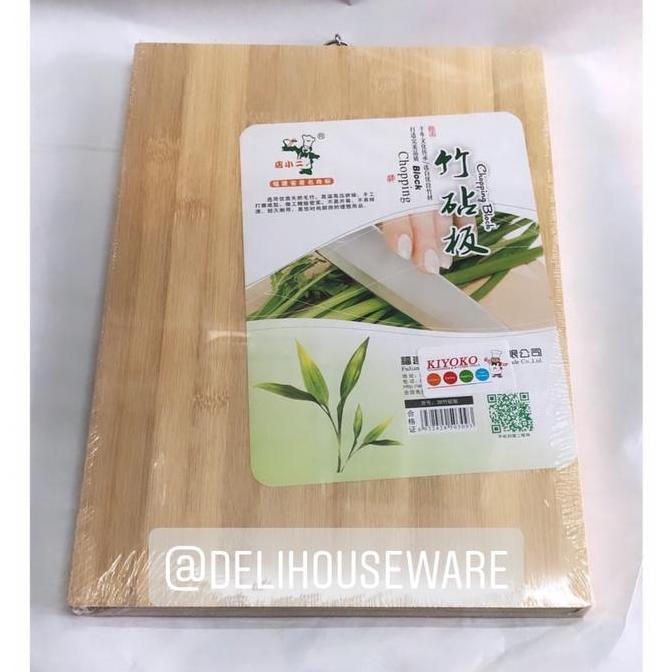 Talenan Segi Bambu Tebal Halus / Alas Pemotong Sayur / Telenan Dapur