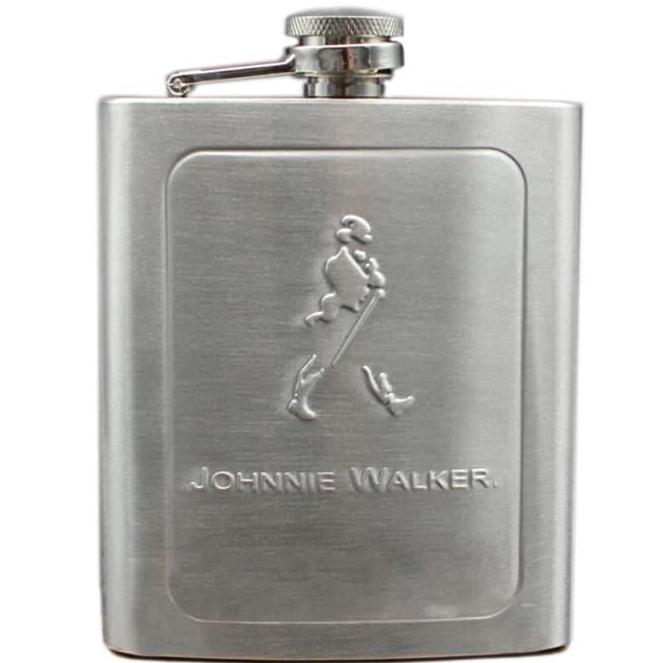 Botol Minum Gepeng Stainless Steel Vodka Wisky Wine