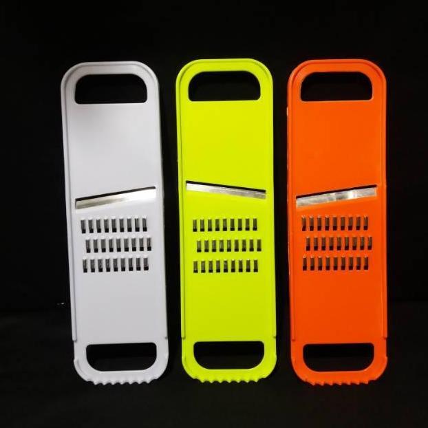 (1 pcs) Parutan Wortel Kentang Keripik Singkong Multifungsi model 2 in 1 bahan plastik