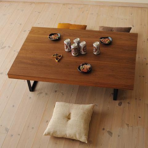 meja lesehan jepang kayu kaki besi