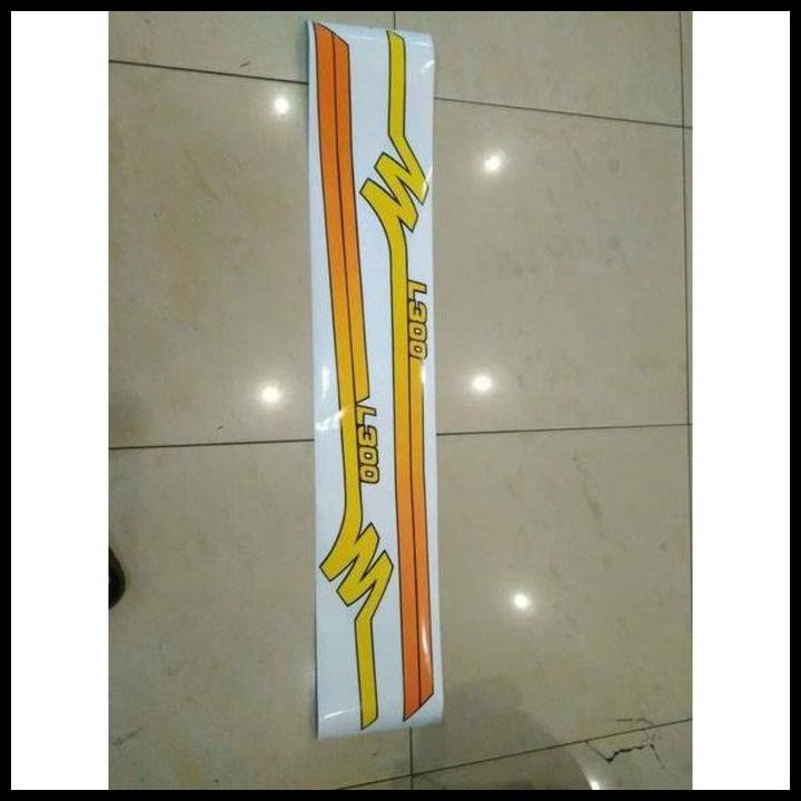 HOT DEAL STRIPING STIKER LIST BODY/ STIKER BAK L300 (BIRU/ KUNING) ORI KTB 