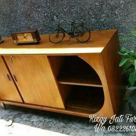 bufet jati minimalis,bufet tv jati,bufet jati retro,lemari hias jati