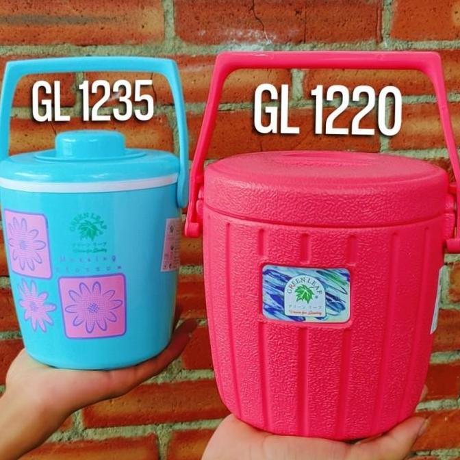 Termos Mini Es Batu Tempat Nasi Ice Rice Bucket GREEN LEAF GL1220