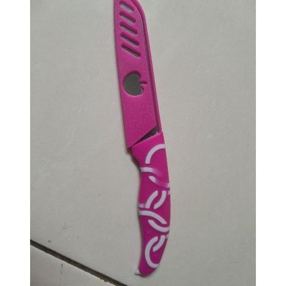 BEST SALE Pisau Dapur Kecil Stenlis Sarung / pisau set / pisau dapur murah / pisau apel
