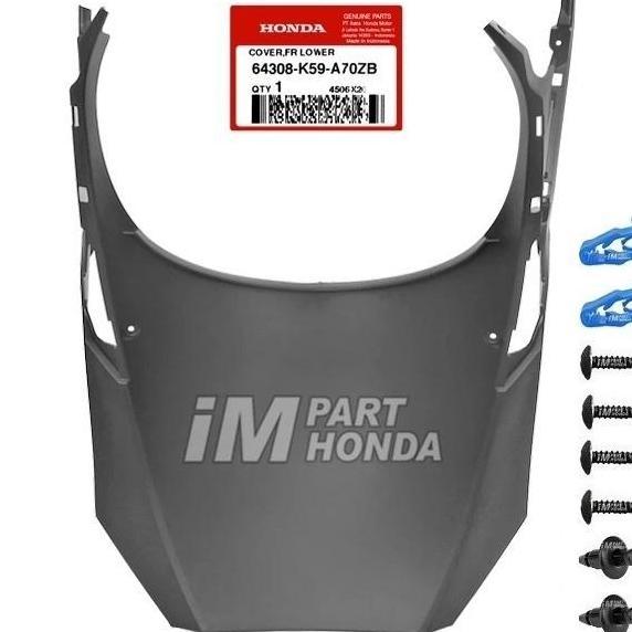 64308-K59-A70Zb Cover Lumpur Front Cover Lumpur Front Lower K59 Angin Paru Vario 125