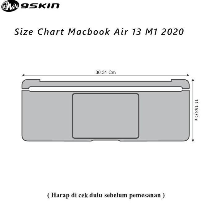 9Skin - Skin for MacBook Air 13" M1 2020 - Matte Guard