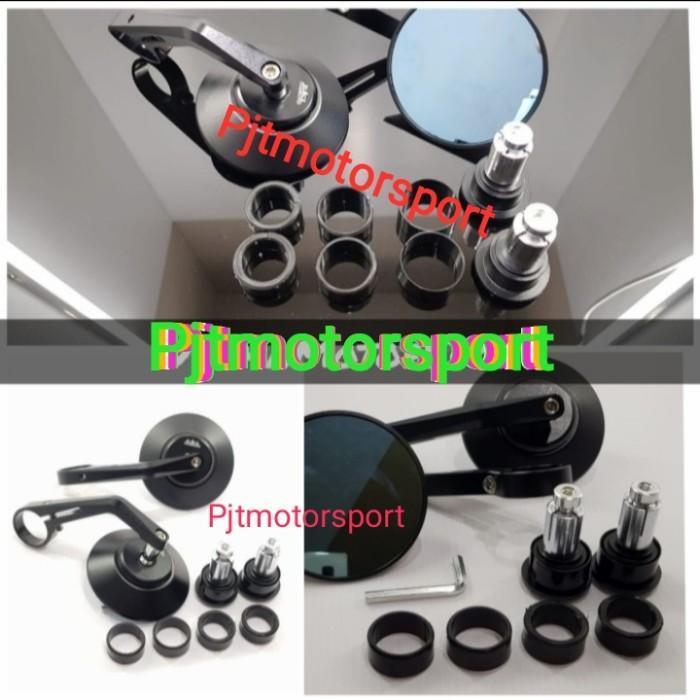 Spion Jalu Stang Bar End Bulat Klasik Universal Black Diamond Original Dan Terpercaya