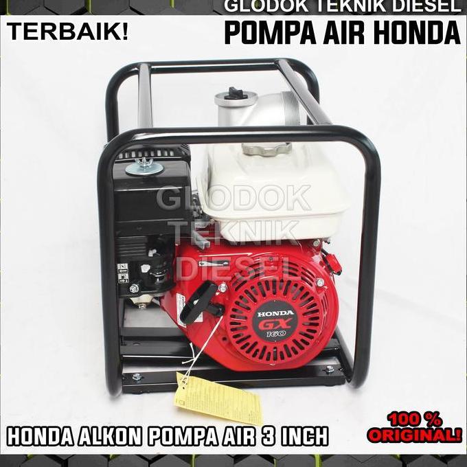 MESIN POMPA AIR SAWAH IRIGASI ALKON WATER PUMP HONDA GX 160 3 INCH 3"