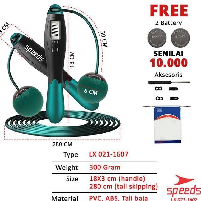 SPEEDS Skipping Lompat Tali Jumping Rope SPEEDS 021-1607